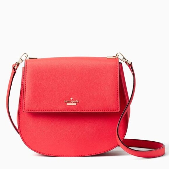 💕KATE SPADE💕 Cameron Street Byrdie Crossbody Bag ~ Rooster Red NWOT - Picture 2 of 16